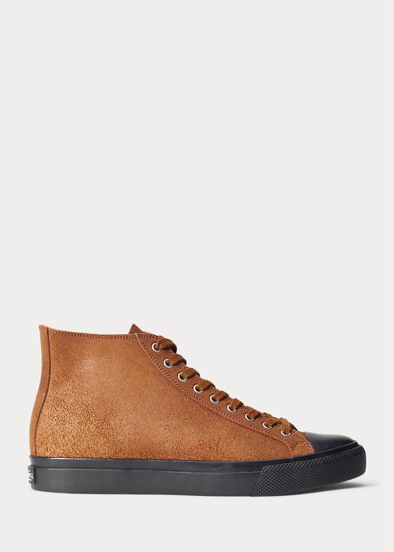 RRL スニーカー メンズ ブラウン Mayport Suede YTZIG8391